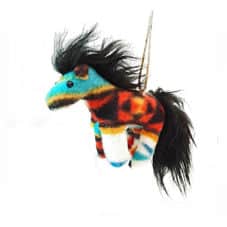 Hand-crafted Navajo Horse Ornament