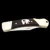 Inlaid Silver Bear Locking Pocket Knife - Image 6