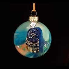 Original Bette Day Southwest Glass Ornament