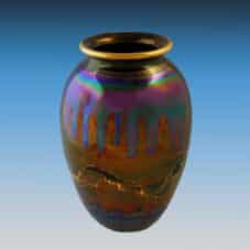 Bruce Fairman Iridescent Medium Shoulder Vase