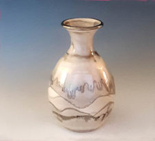 Fairman-DS-Goose petite - Original Bruce Fairman Gooseneck Desert Sands Petite Vase