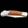 Silver Inlaid Wolf Lockback Pocket Knife - Image 2