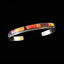 Zuni Multi-Color Spiny Oyster Cuff Bracelet