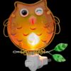 13010 Owl Glass & Metal Nightlight