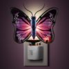 13200 Butterfly Glass & Metal Nightlight