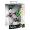 13203 Hummingbird Glass & Metal Nightlight