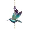 20520 Metal Hummingbird Garden Bell