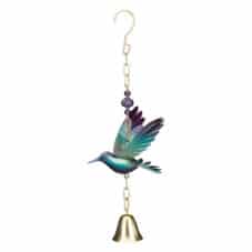 Metal-Hummingbird-Garden-Bell