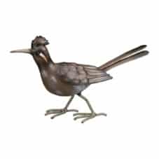 Small Metal Roadrunner Statue