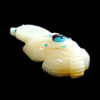 FET277 Mother of Pearl Laate Mole Carving with Sunface