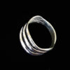 NZR-88 Alvin Thompson Sterling Silver Navajo Ring - above