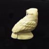Bobelu Serpentine Owl Fetish Carving