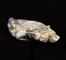 Marble Zuni Badger Fetish Carving