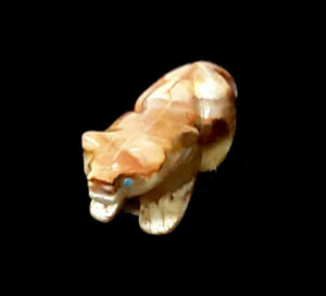 Dolomite Zuni Badger Fetish Carving