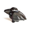 Lementino Zuni Black Marble Raven Fetish Carving