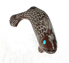 Carved Pipestone Zuni Fish Fetish