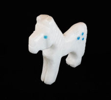 Alabaster Zuni Horse Fetish Carving
