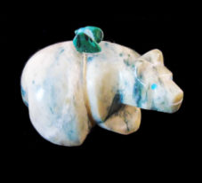 Mariposite Bear Fetish Carving with Bundle