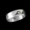 NZR-98 - Hopi Etched Sterling Silver Ring