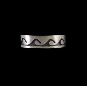 Hopi Etched Sterling Silver Ring