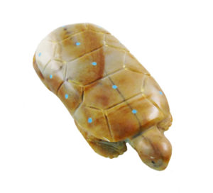 Tsethlikai Turtle Fetish Carving
