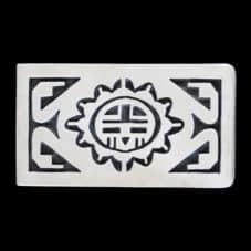 Hopi Sunface Money Clip