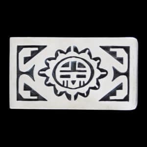 Hopi Sunface Money Clip