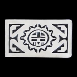 Hopi Sunface Money Clip