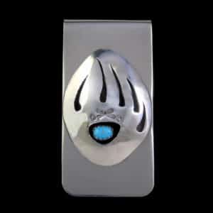 Shadow Box Bear Claw Money Clip