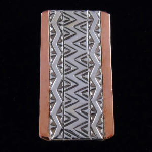 Copper & Silver Overlay Money Clip