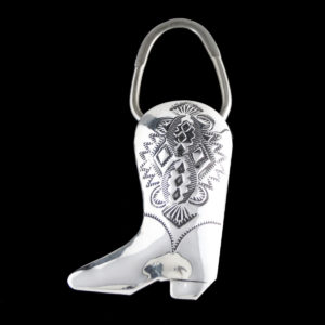 Navajo Sterling Silver Cowboy Boot