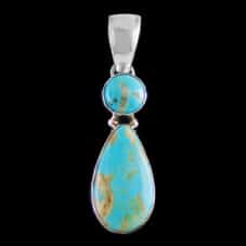 Turquoise Teardrop Pendant