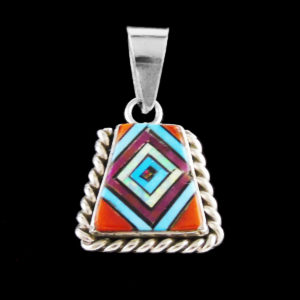 Navajo Multi-Stone Pendant