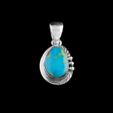 Teardrop Turquoise Stone Pendant