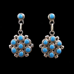 Petti Point Turquoise Cluster Dangle