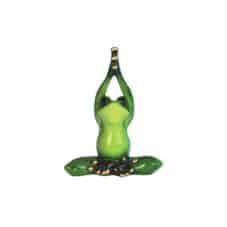 Frog Doing Yoga Figurine