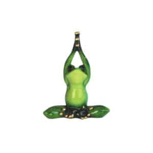 Frog Doing Yoga Figurine