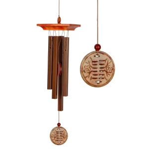 Amber Bronze Oriental Wind Chime