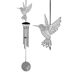 Flourish Filigree Hummingbird Wind Chime