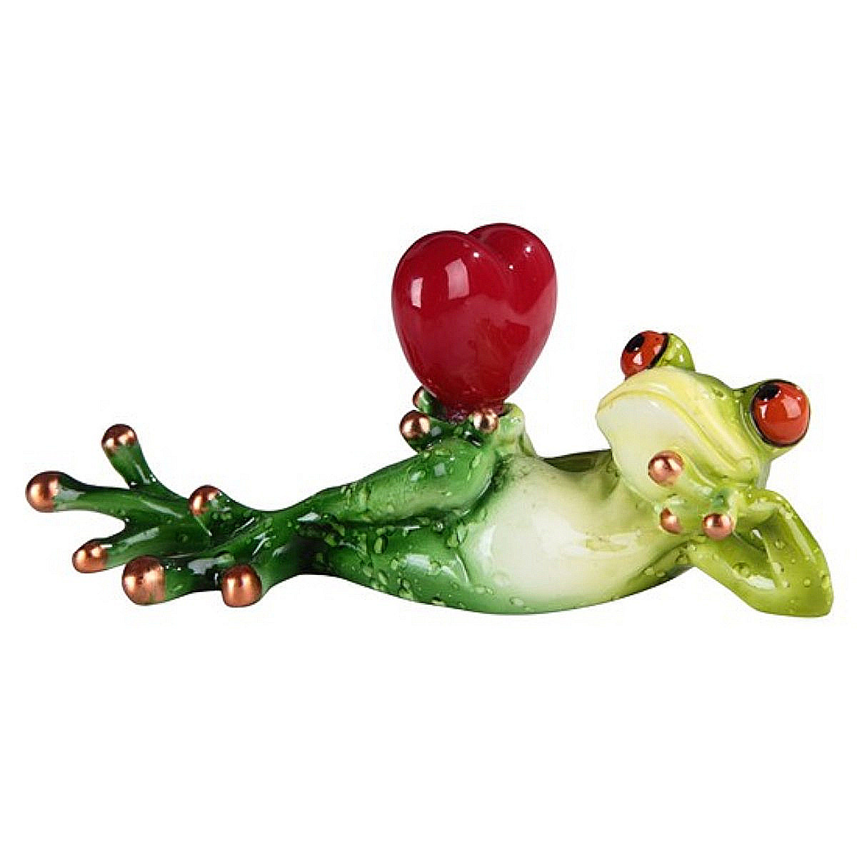 Frog Figurine Holding a Heart