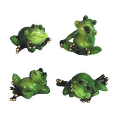 Frog Figurines in Various Poses