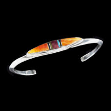 Genuine Navajo Multi-Stone Inlaid Bracelet