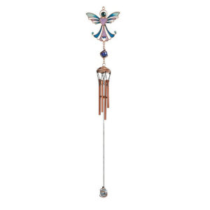 George Chen Copper & Glass Angel Wind Chime