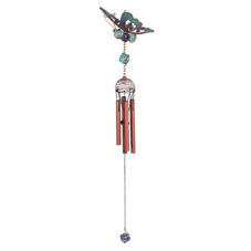 Glass & Copper Butterfly Wind Chime