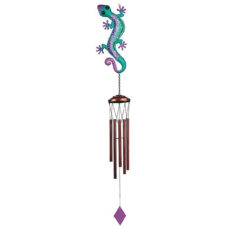 Green Gecko Wind Chime