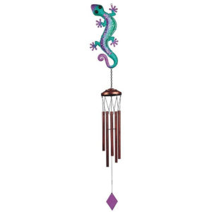 Green Gecko Wind Chime