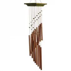 Jade Cascading Spiral Wind Chime