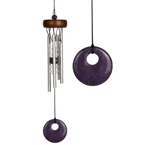 Mini Purple Crystal Wind Chime