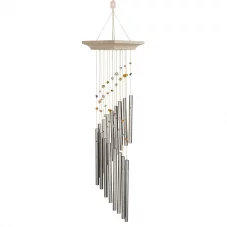 Multi-Stone Cascading Spiral Wind Chime