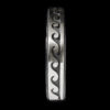 Nathan Fred Hopi Silver Overlay Wave Bracelet